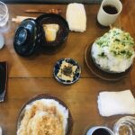 羊羊の抹茶ミルクときなこのかき氷